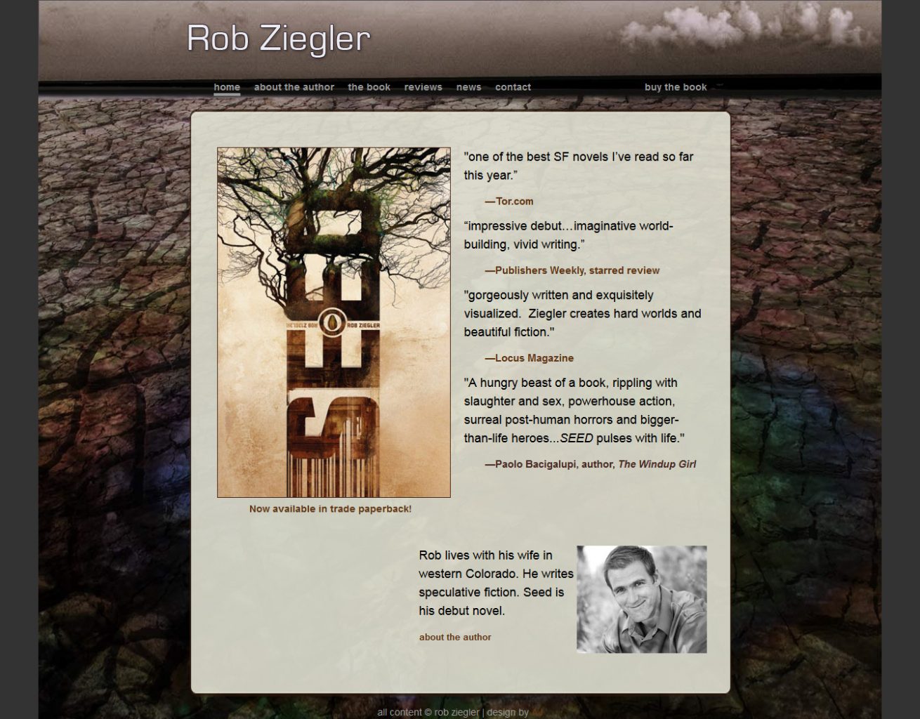 Zieglerstories.com - From the web design portfolio of Aaron Jerad